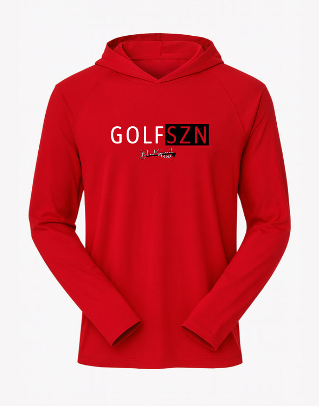 Under Armour Tech Stretch Long Sleeve Hooded - Flawless (Red)