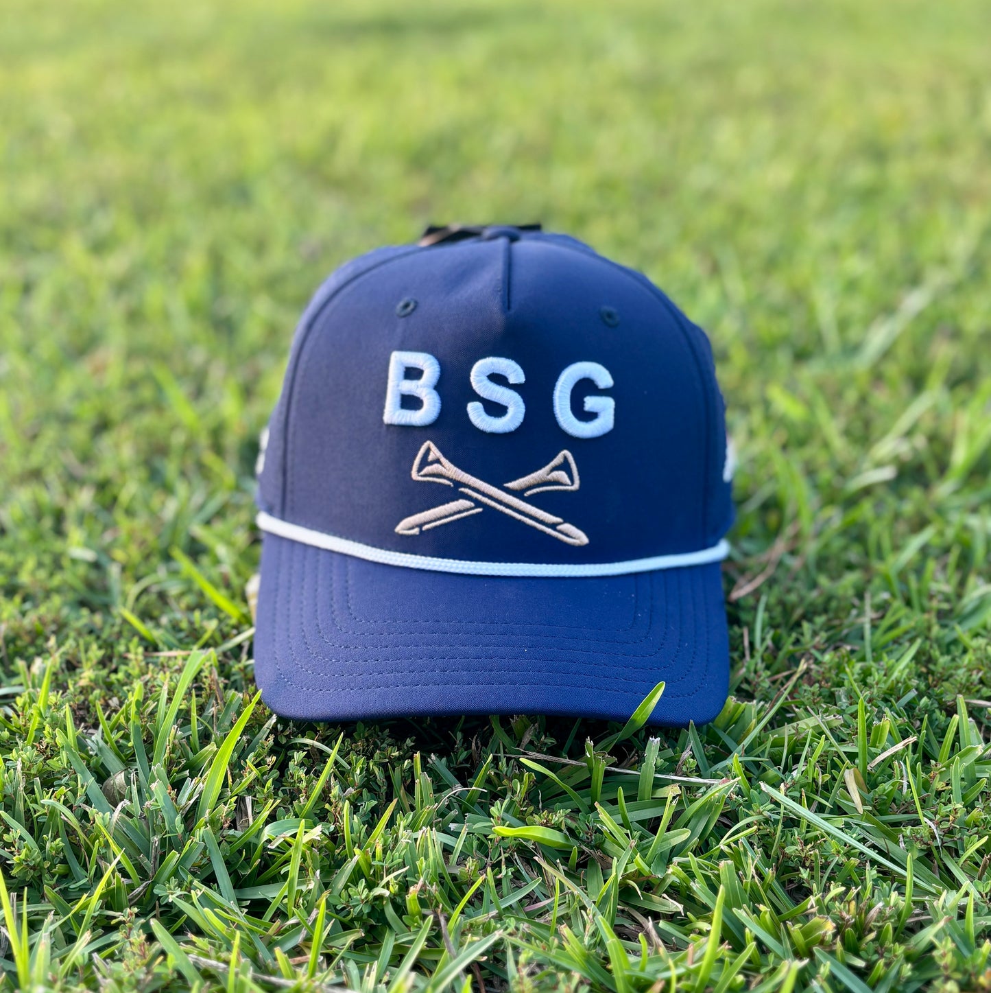 Under Armour BSG Crossed Tees - Navy/White