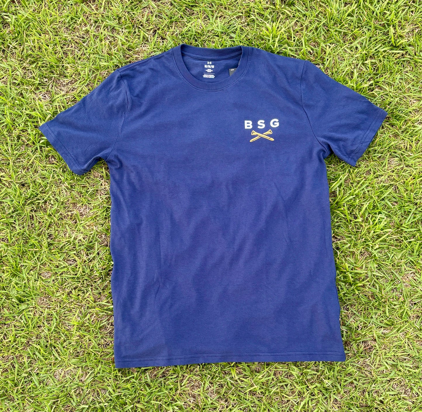 Under Armour Performance Cotton Short Sleeve Tee - Navy