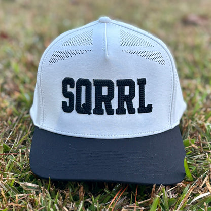 SQRRL Chain Link Elite Hat - Smoke White/Black