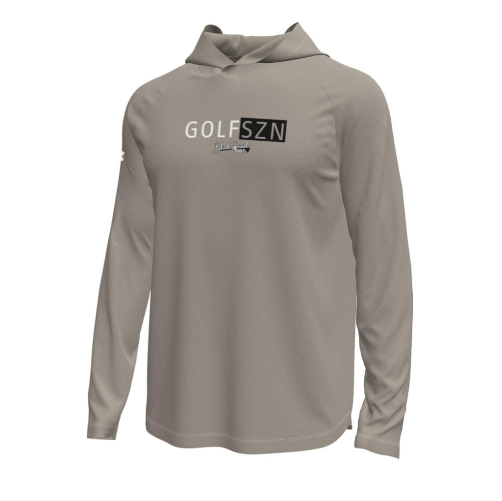 Under Armour Tech Stretch Long Sleeve Hooded - Timberwolf Taupe