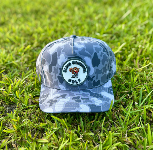 BSG PVC Patch Hat - Grey Old School Camo