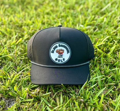 BSG PVC Patch Hat with Rope - Black/White