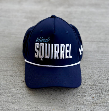 Under Armour Blind Squirrel Drive Snapback with Rope - Navy/White