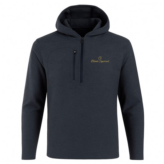 Check Out Hooded 1/4 Zip - Navy