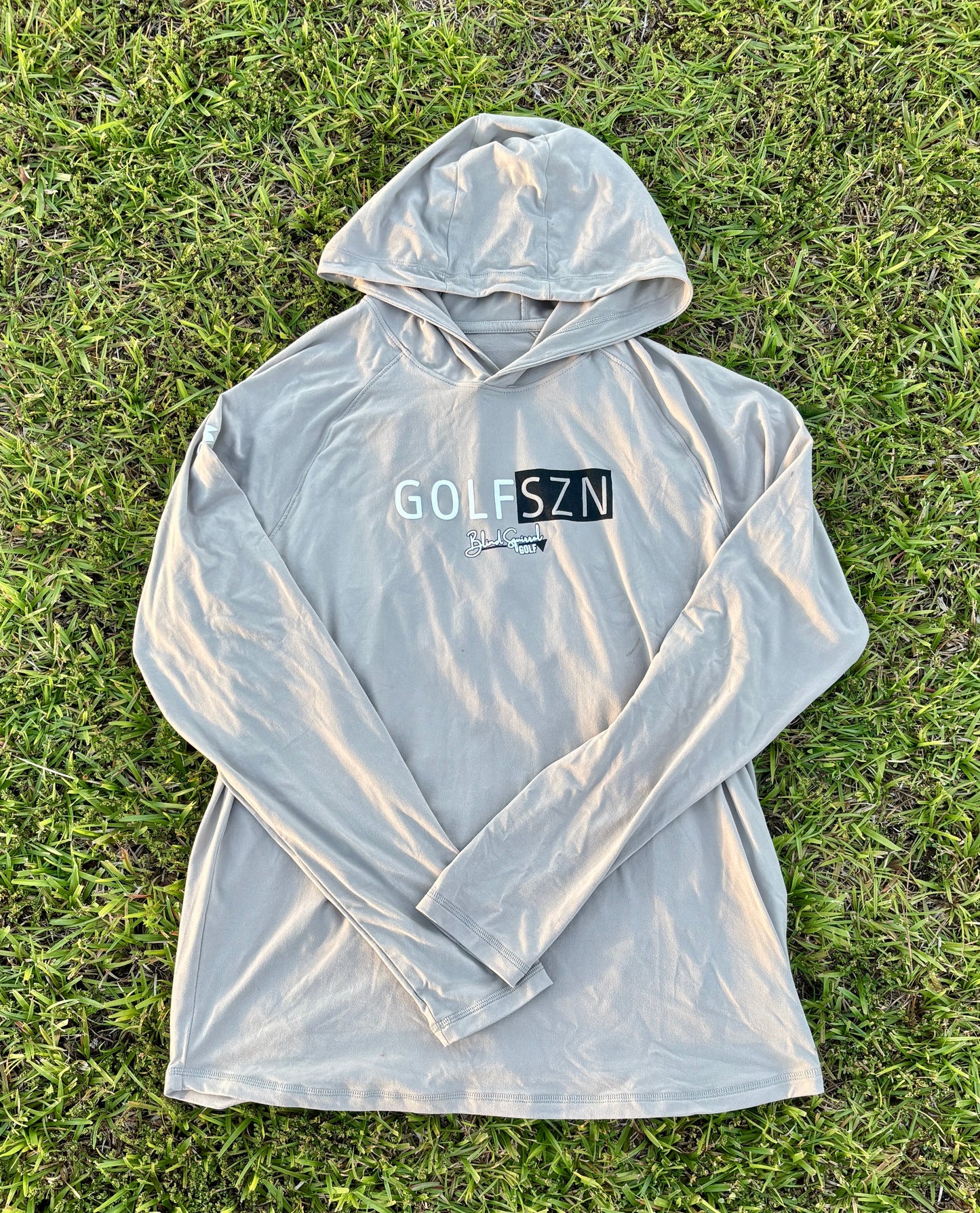 Under Armour Tech Stretch Long Sleeve Hooded - Timberwolf Taupe