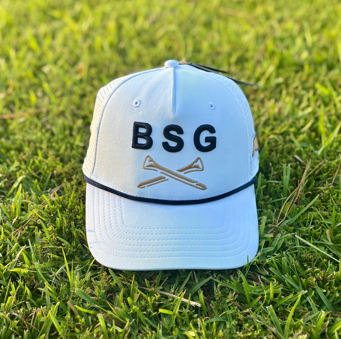 Under Armour BSG Crossed Tees - White/Navy