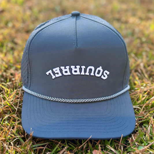 Flipped Squirrel Rope Hat - Navy