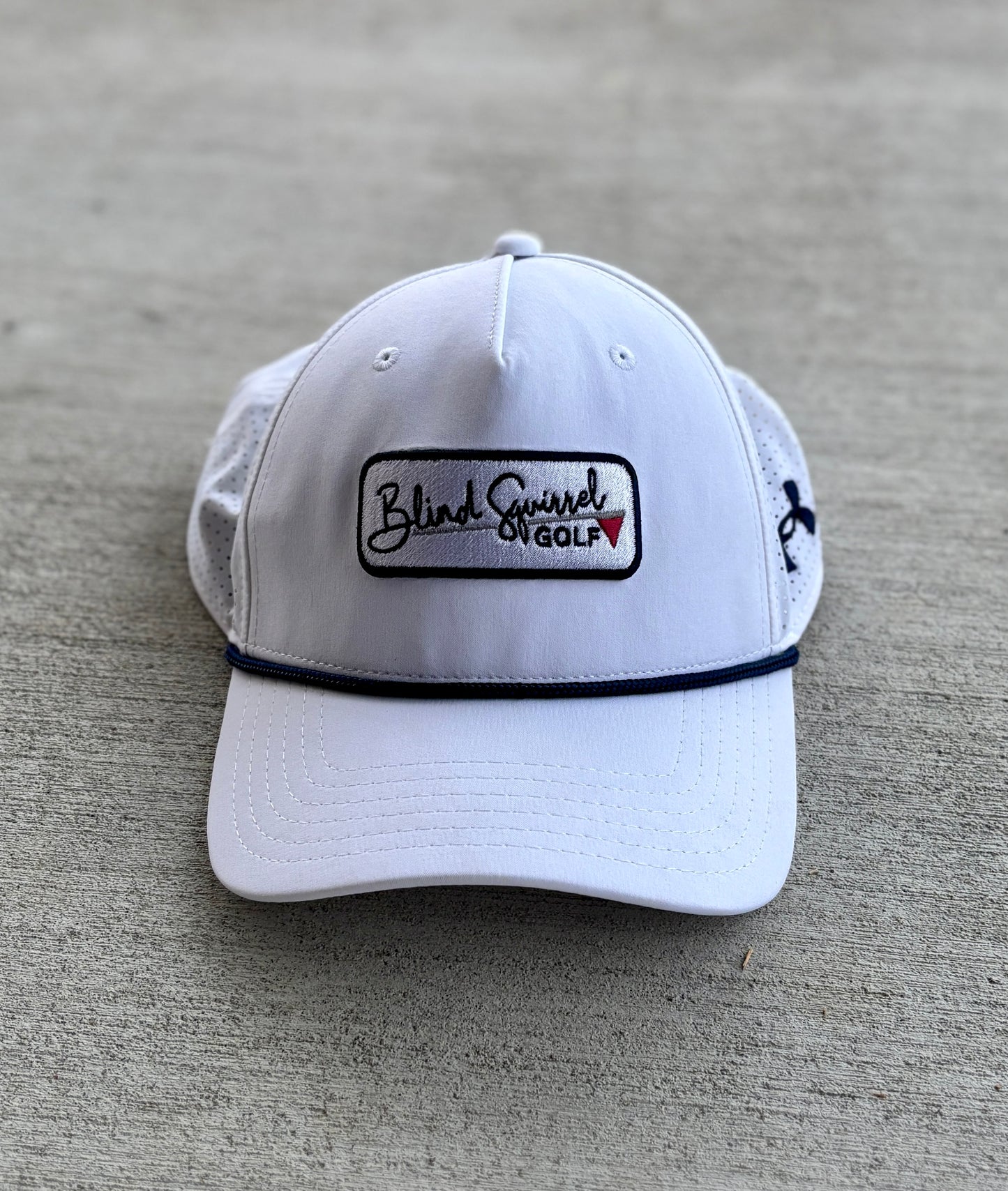Under Armour Drive Snapback with Rope - White/Navy