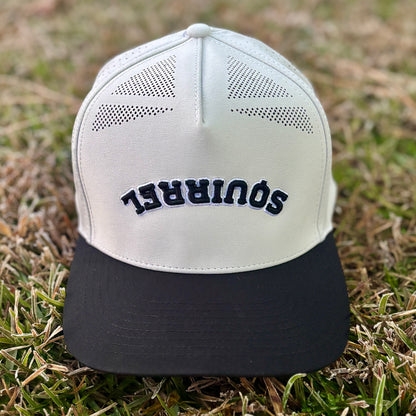 Flipped Squirrel Elite Hat - Smoke White/Black