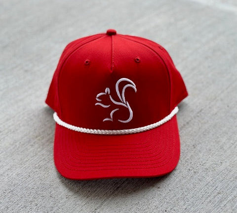 BSG Rope Hat - Red/White