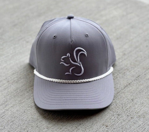 BSG Rope Hat - Light grey/White
