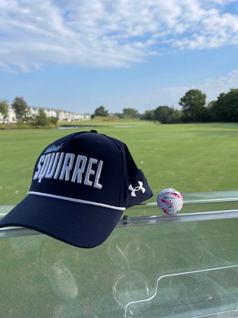 Under Armour Blind Squirrel Drive Snapback with Rope - Navy/White