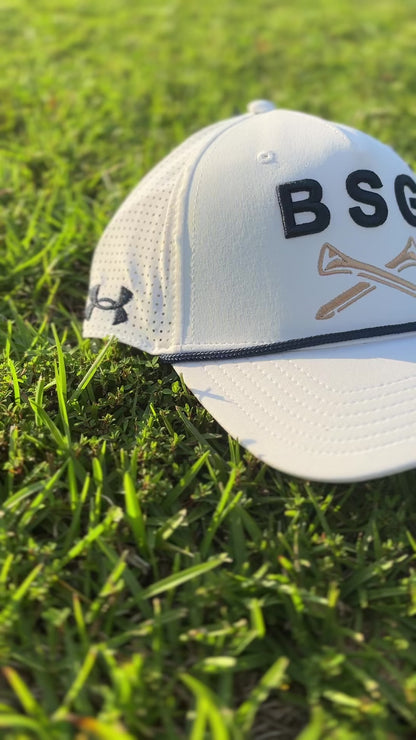 Under Armour BSG Crossed Tees - White/Navy