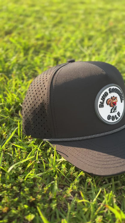 BSG PVC Patch Hat with Rope - Black/White